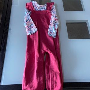 Carter’s overall with shirt